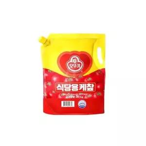 [하프클럽/]bns 오뚜기 식당용 케찹 3.3Kg X 4개 대용량 업소용 케첩