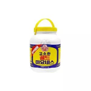 [하프클럽/]bns 오뚜기 골드 마요네즈 은박 3.2Kg X 2개 대용량 벌크