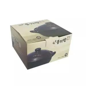황토 내용냄비 옹기방(대) 뚝배기 도자기 사기 찌개 고급