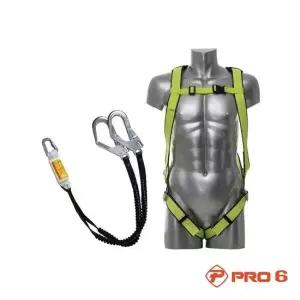 PRO6 021 형광 더블엘라 TA 전체식벨트 A 021호 낙하방지