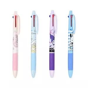 고품질 ToB 산리오 3색 볼펜 0.7mm G 삼색 캐릭터 굿즈 캐릭터즈 선물용 3색 WFM29G3