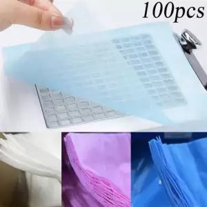 네일 아트 진공 집진기용 일회용 부직포 필터 종이 매니 먼지 제거 100pcsPink