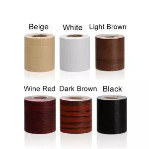문턱 몰딩 커버 스트립 플랫 쫄대 전환 압착대 바닥재 마감재 Light Brown 5cm x 5m