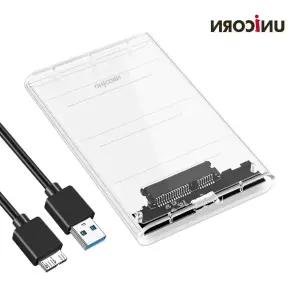 쌍문상회 지금 필요한 유니콘 HD-6000G USB3.1 A타입 외장 투명
