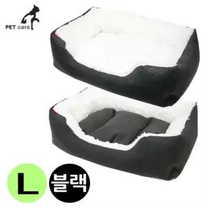 방석 블랙 대 사각하우스 무아지경 강아지 하우스 방석 쿠션