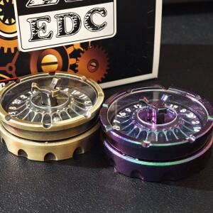 야외용 휴대용 EDC 금속 럭키 룰렛 핑거탑 창의적인 선물 장난감 도구