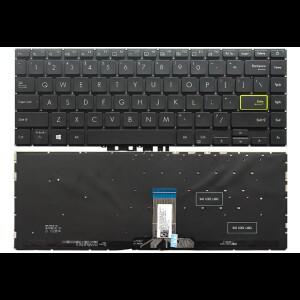 Asus VivoBook Flip 14 TM420 용 새 미국 노트북 키보드 백라이트