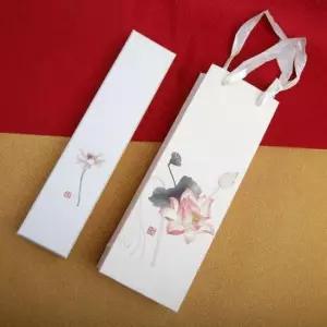 연꽃 쥬얼리 포장 상자 쇼핑백 세트 주얼리함 악세사리 보관함 케이스 귀걸이 박스 선물