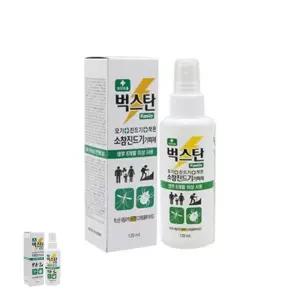 날파리 벅스탄 모기기피제 x 레몬향 120ml 1개