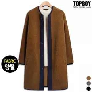 [탑보이][탑보이] 덤블 랍빠 오버핏 롱 후리스점퍼 (NS544)
