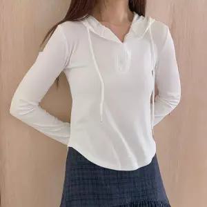 [옷자락]여자 버튼 긴팔후드티 잔골지 굴림 데일리룩 티셔츠