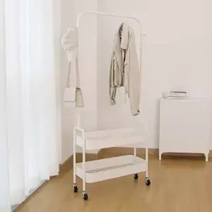 고품질 TBZ 스탠드 디자인행거 옷걸이 2단 선반행거 매장용행거 소형행거 철제행거 미니행거 WFM36ES
