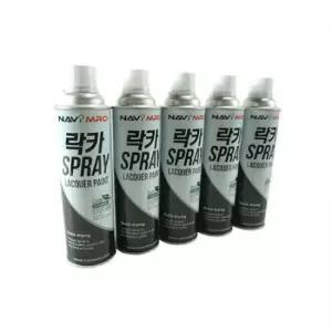 락카 스프레이 백색 420ml 1EA NAVI