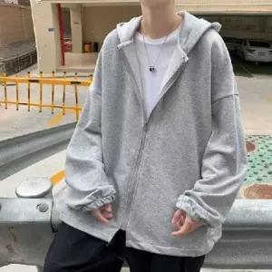 [텐바이텐][홍은]남성용 간절기 후드 지퍼 점퍼 데일리 아우터웨어 데일리후드