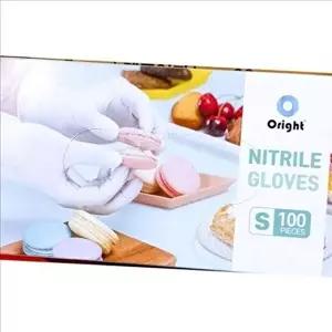 고품질 일회용 니트릴 장갑 100매 베이커리 니트릴 위생 장갑 식품용 의료용 일회용 니트릴 WFNXCO6