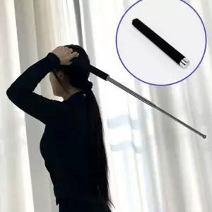 알루미늄 호신용 삼단봉 접이식 휴대용 삼단봉 자기 방어 용품 야외