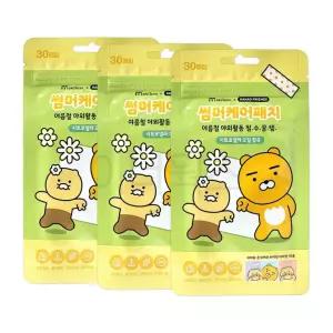 썸머케어패치 라이언 춘식이 30pcs 3개 패션 스타일링 디자인 액세서리 제품 용