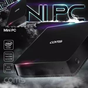 마타 초소형 미니 PC  소형 컴퓨터  무소음  HDMI VGA  5G 2.4G WiFi  무선 블루투스 4.0  외부 2TB 장착가