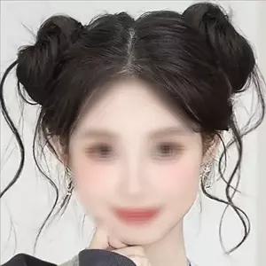 [조영]업스타일 똥머리 가발 포니테일 곱창 가발 세트 헤어 여성 자연-WFNZB2Q