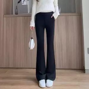 [라일리여성의류] Rly 소프트기모 허리밴딩 부츠컷 팬츠
