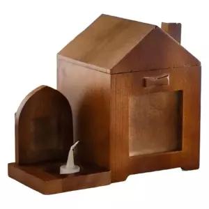 집모양 반려동물 유골함 고양이 동물 용품 상자 유골 추모함 애완동물 장례용품 보관함