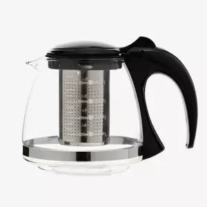[콩심팥심]유리 차포트 750ml 스텐레스 차망 손잡이 투명
