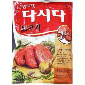 [하프클럽/]WL 백설 다시다 쇠고기 1kg X 5개