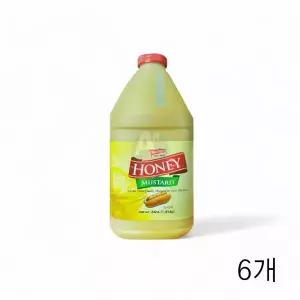 [하프클럽/]WL 모아하우스 허니 머스타드 드레싱 1.8Kg X 6개 훈제 치킨 머스터