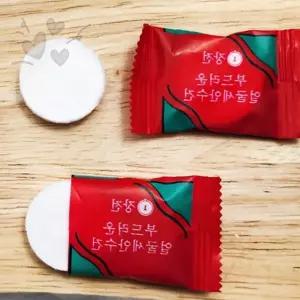 휴대용 압축 일회용 물티슈 개별포장 건티슈 여행 캠핑 외출 위생용품 손세정