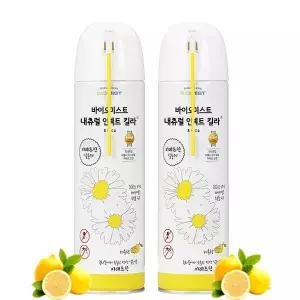 [바이오미스트]내츄럴 인섹트 킬라 피레트린 국화꽃 살충제 - 레몬향X2 (500ml)
