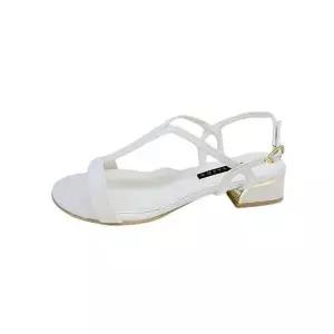 [세라] (2color)금테굽3cm 매끈한 매트소재 T스트랩 데일리 여성 샌들 a20s001(주문제작) (P0009