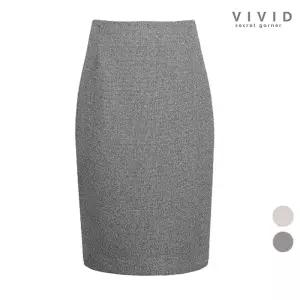 [비비드시크릿가너]VIVID 여성 엘라 겨울정장 기모 스커트