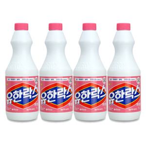 유한락스 후로랄 1L 4개 욕실 청소 살균 소독 세정 표백