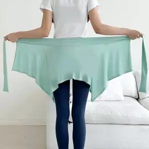 [하프클럽/제니유]제니유 국내제작 엉덩이 힙커버 랩스커트 필라테스 요가