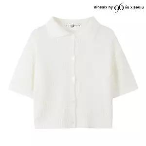 [롯데백화점]나인식스뉴욕 하찌 카라 버튼 반팔 여성 니트 가디건 (NO2CK004L0)