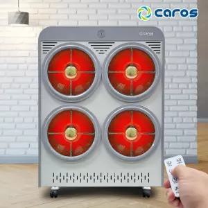 캐로스 하이라이트 전기 스토브 히터 4구 업소용 대형 저전력 개별발열 CEH-H3KFG