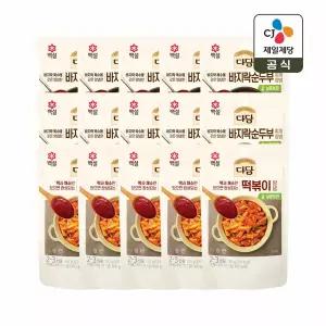 다담 순두부찌개양념 130g x10개+떡볶이양념 150g x5개