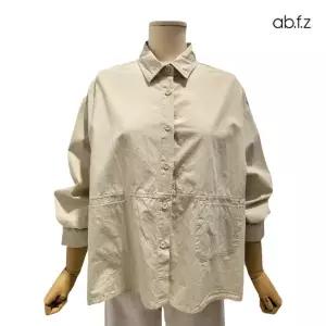 [롯데백화점]abfz 백 셔링 포인트 루즈핏 긴팔 남방 APZ5HB01G
