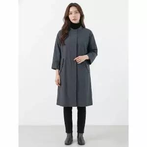 [하프클럽/샤트렌]네이비 차이나넥 베이지 트렌치코트 HCBMCT202