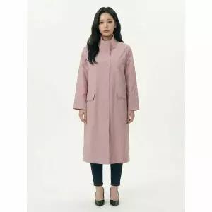 [하프클럽/올리비아하슬러]핑크 하이넥 올디너리 롱코트 OHBMCT901
