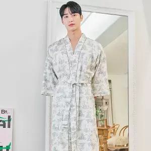[보리보리/바풀 주니어]바풀 CA5M63816 남성 로브 가운 나이트 순면 샤워가운