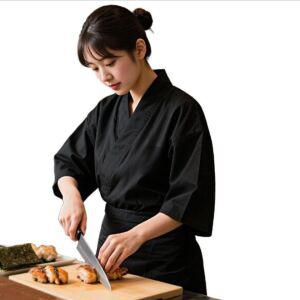 요리사 유니폼 이자카야 일식당 주방 셔츠 작업복 단체복 호텔 일식 조리복