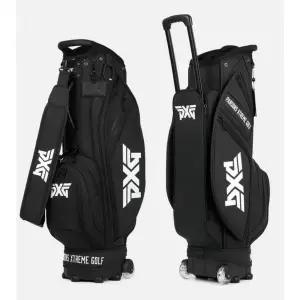 PXG 골프백 바퀴달린 캐디백 휠백 블랙 골프  남녀공용 2025