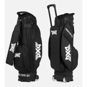 PXG 골프백 바퀴달린 캐디백 휠백 블랙 골프가방 남녀공용 2025