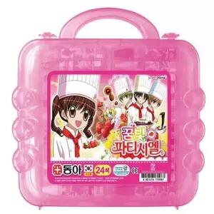 오너클랜 동아)크레파스 24색 여) 동아크레용 동아크레파스 미술용품
