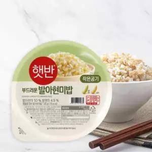 햇반 발아현미밥 작은공기 130g, 18개