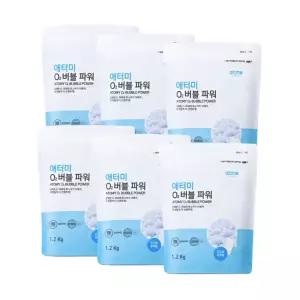애터미 산소계표백제 O2 버블 파워 1.2kg 6개