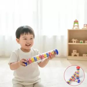 유아 음악 레인메이커 어린이 청각 악기 빗소리 레인스틱 20cm