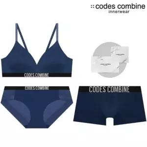 매장정품 CODES COMBINE 코데즈컴바인 [선물포장] 노와이어 커플속옷세트 BRBPDR913DBU 1033033