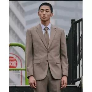 [하프클럽/에스티코]솔리드 수트 자켓 베이지 (클래식핏) SSJVB92CSD
